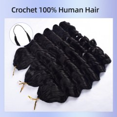 Deep curly crochet hair