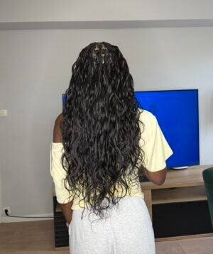 Body wave miracle knots crochet
